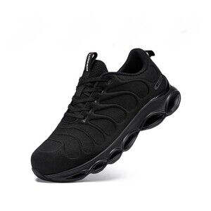 Larnmern Steel Toe Safety Work Shoes Black Men’s 10 / Women’s 12 NEW